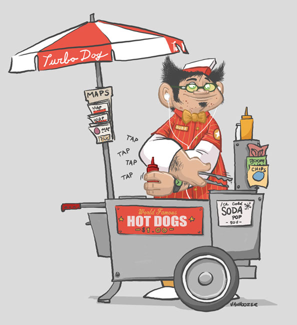 clipart hot dog stand - photo #23